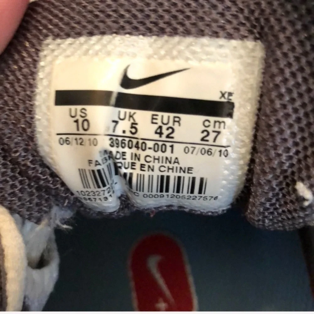 Nike Air Pegasus light blue white gray sneakers 10